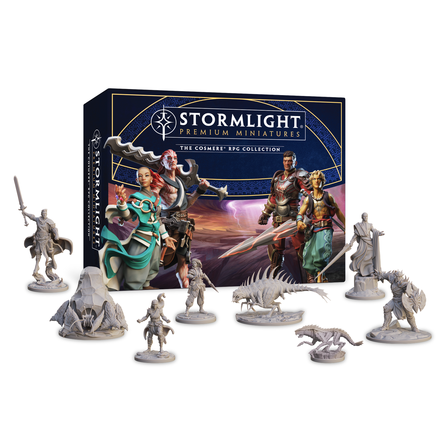 Cosmere RPG pack of miniatures