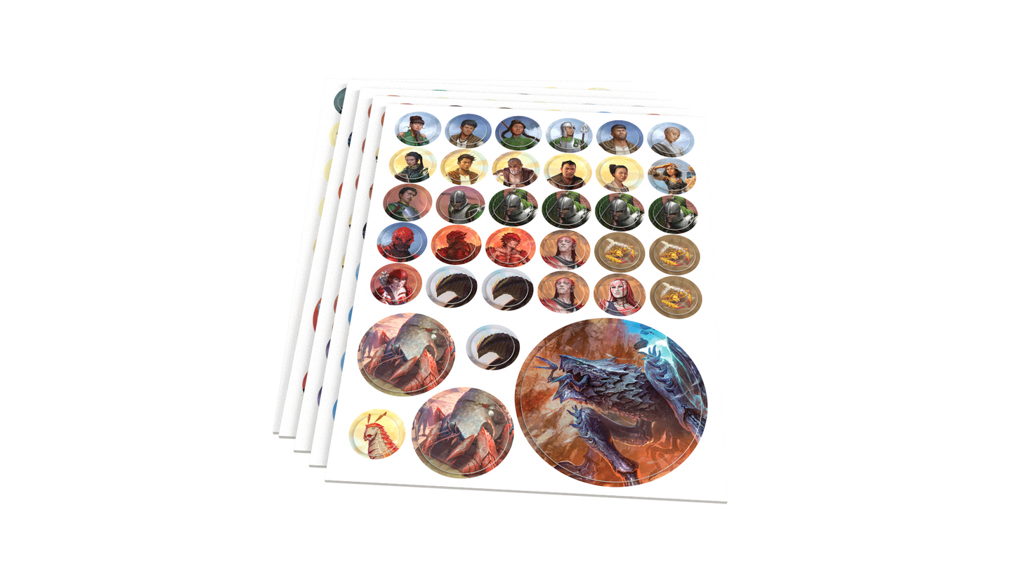 Cosmere RPG | Stormlight Punchboard Tokens Pack
